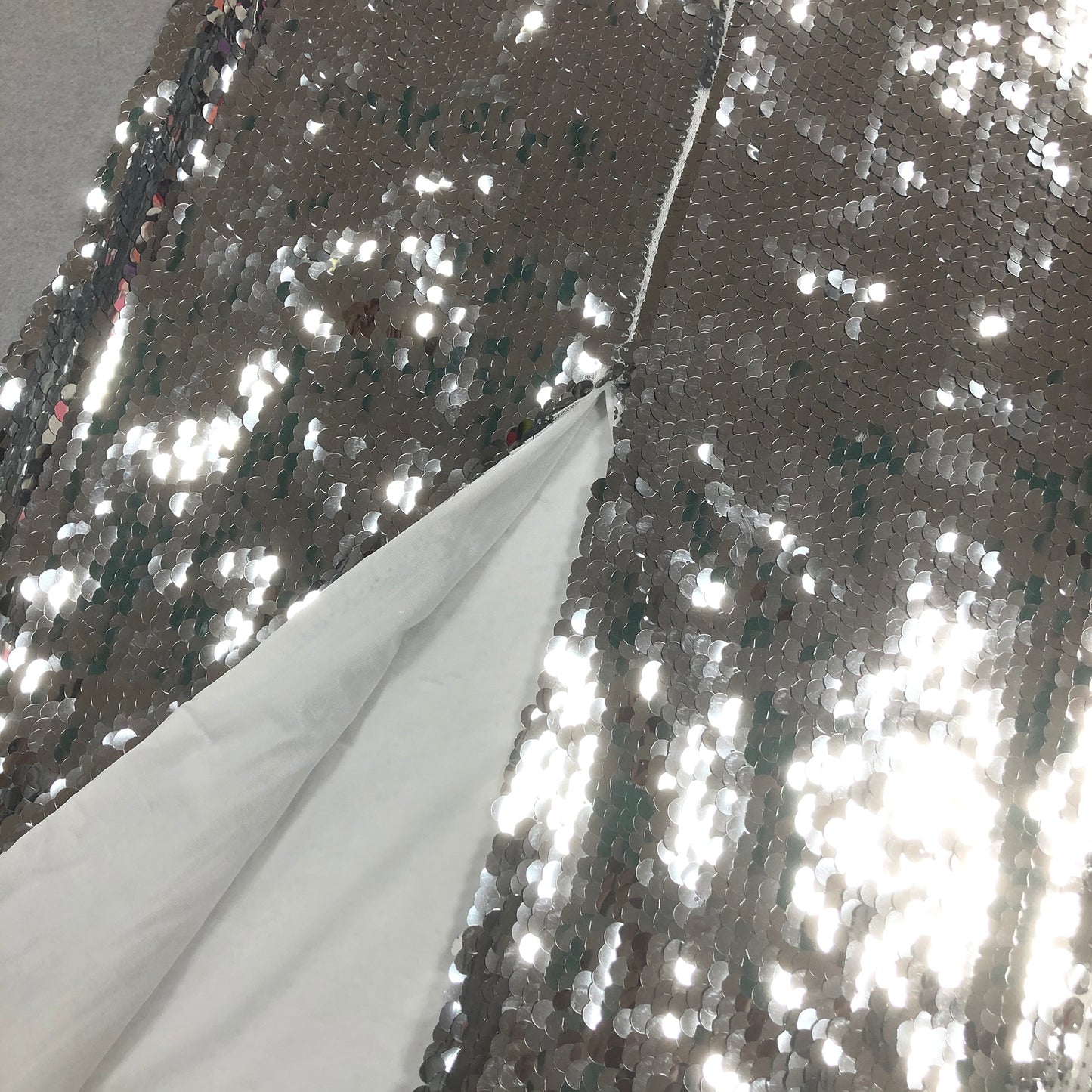 Wholesale Elegant Womens Summer Clothing Long Sequined Evening Dresses Pearl Bead Top Silver Sequin Evening Party Dress