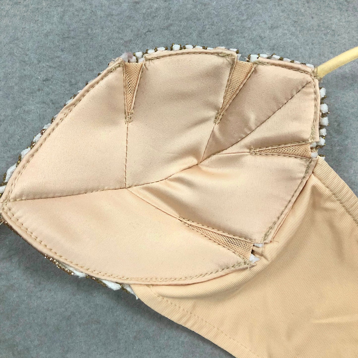 Sparkling Leaf Design Diamond Strappy Bralette for Women