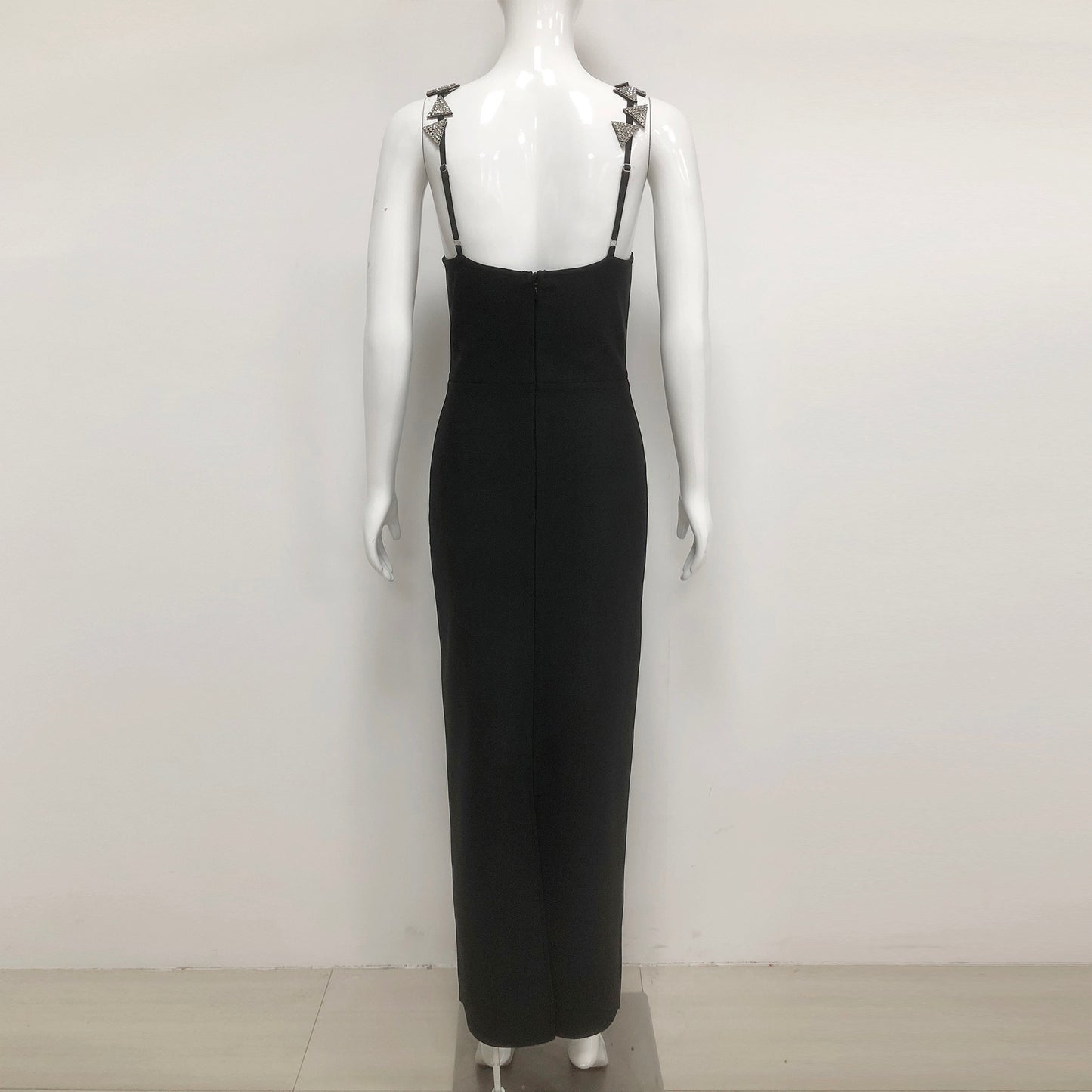 Diamond Triangle Strap Evening Dresses