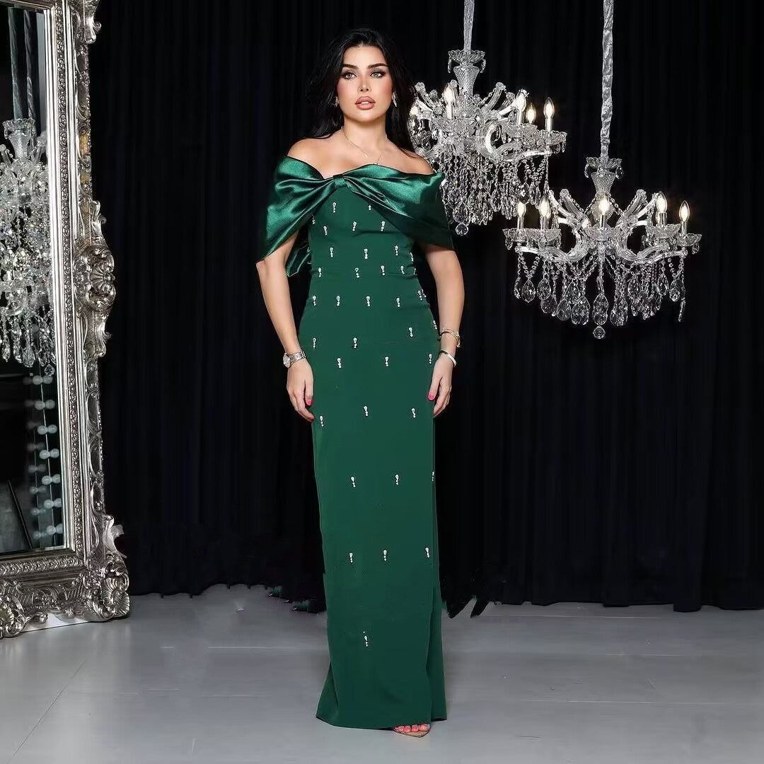 Bow Mermaid Evening Dresses