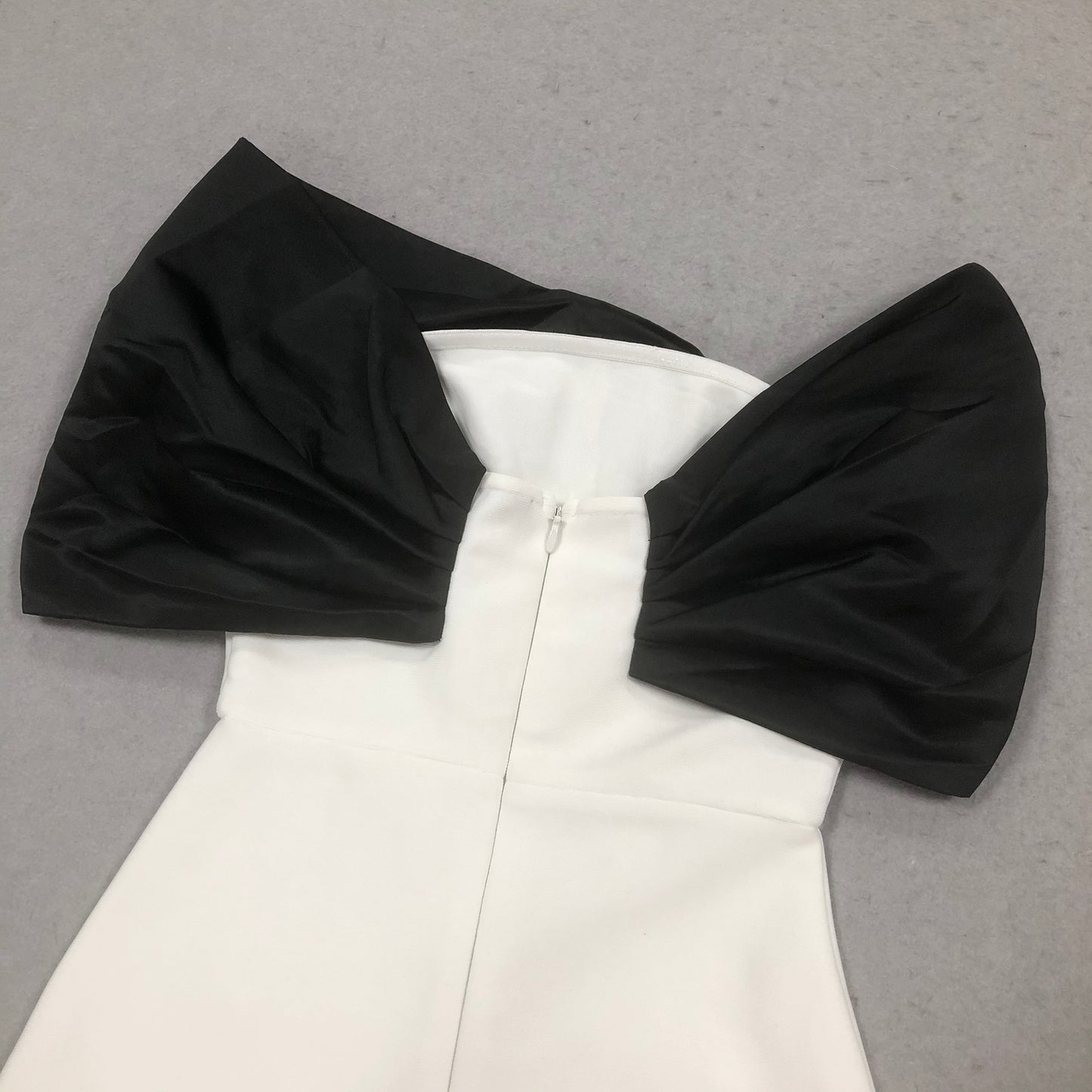 Beaded Evening Dresses With Black Bow