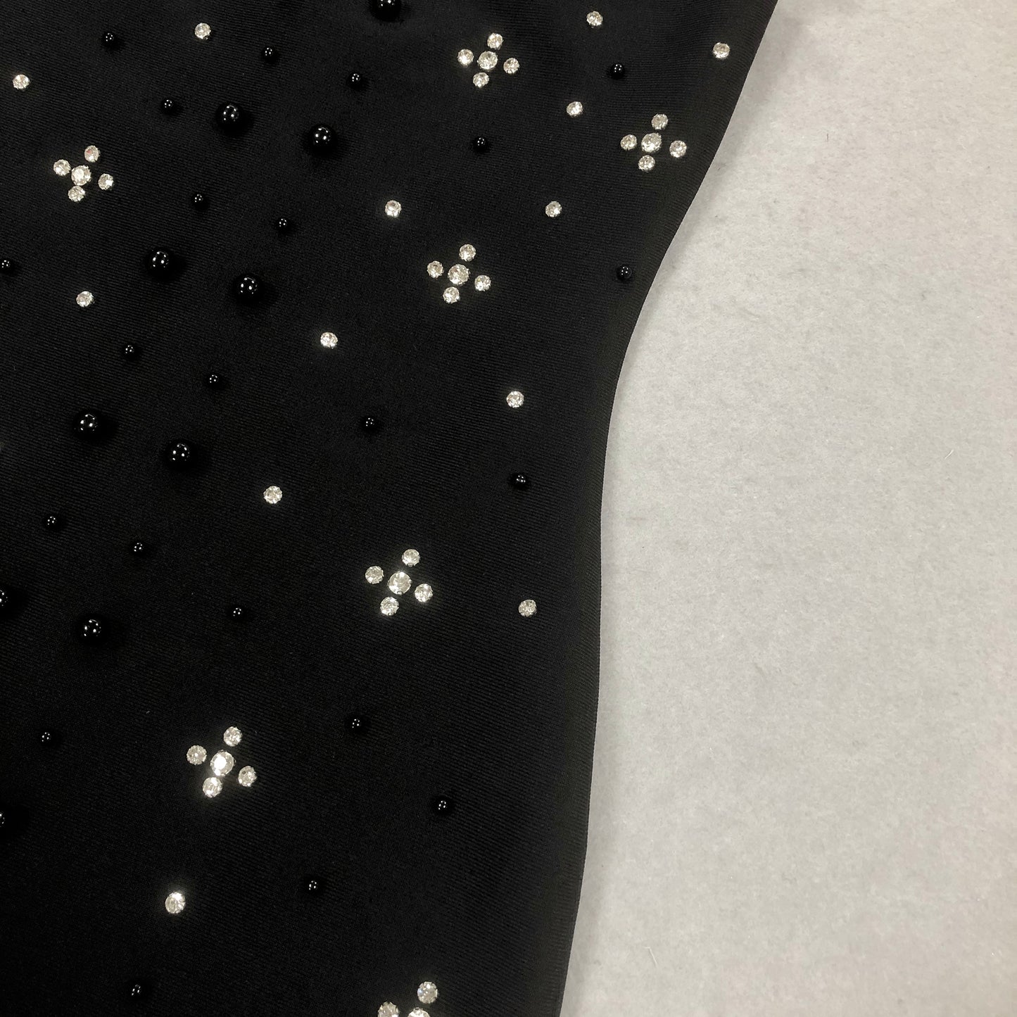 Black Halter Bandage Dress