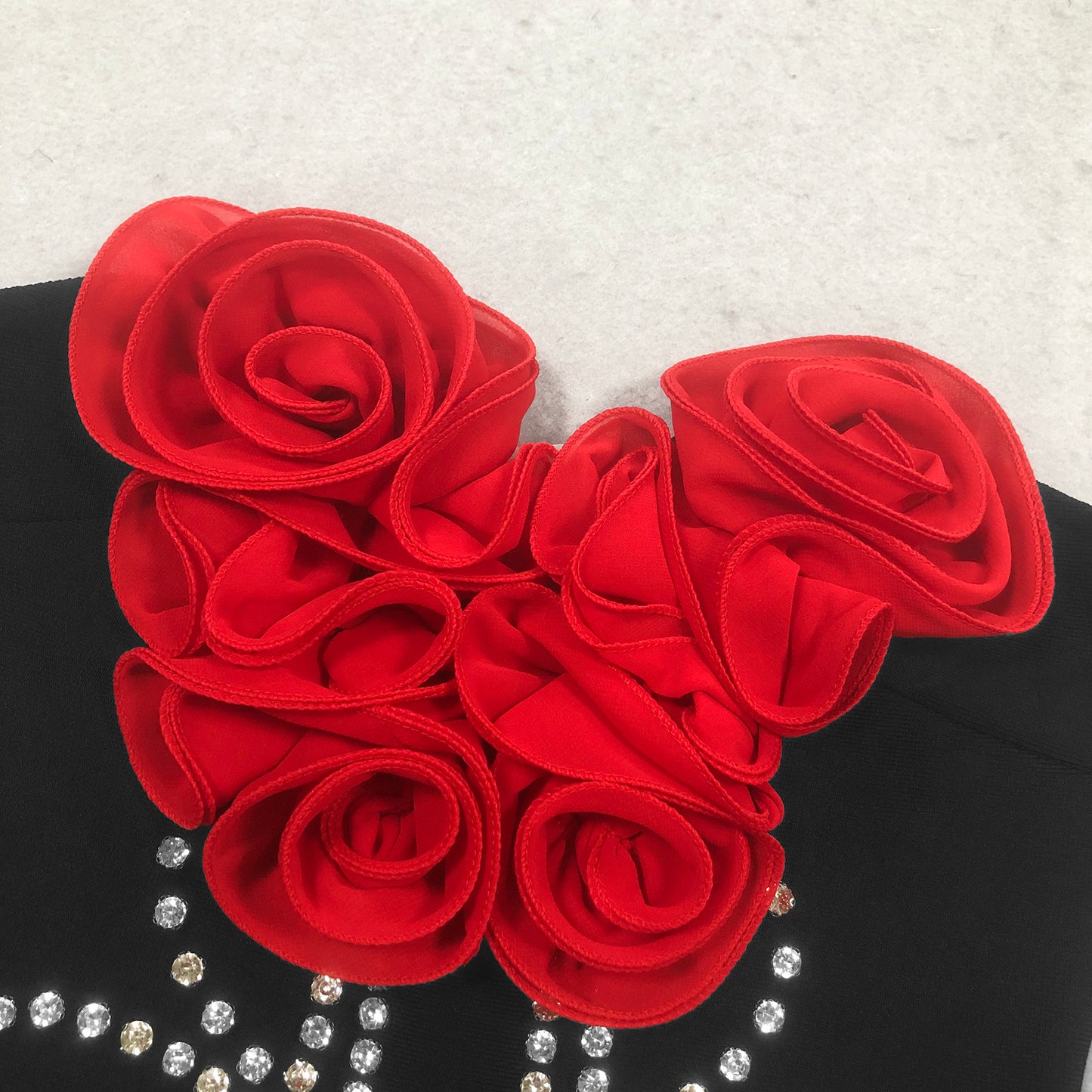 Off the Shoulder Long Maxi Party Dress with 3D Flowers