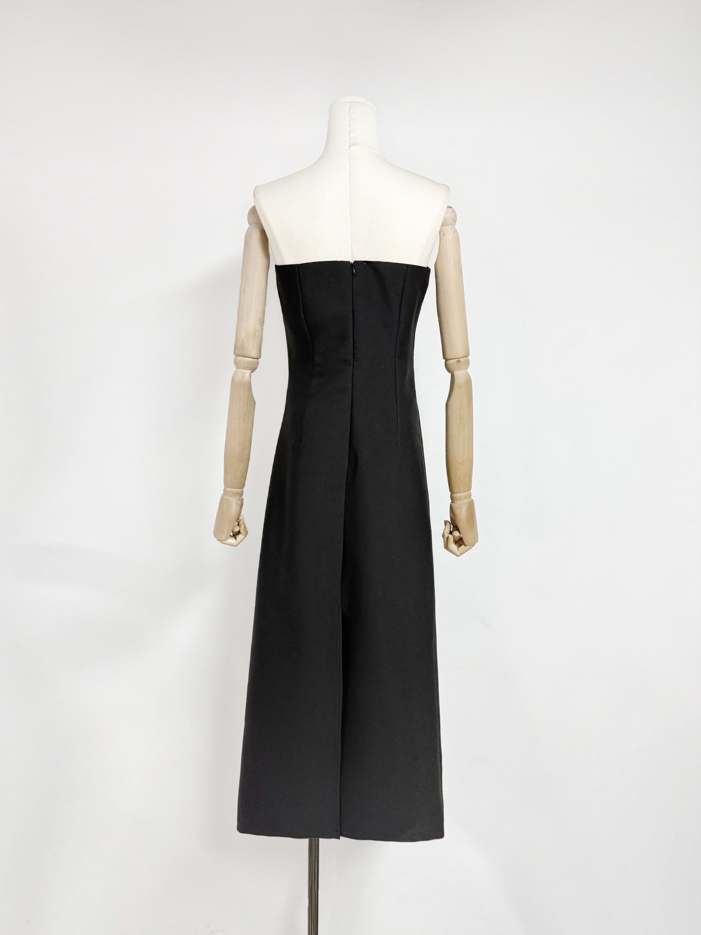 Embroidered 3D Flower Long Dress