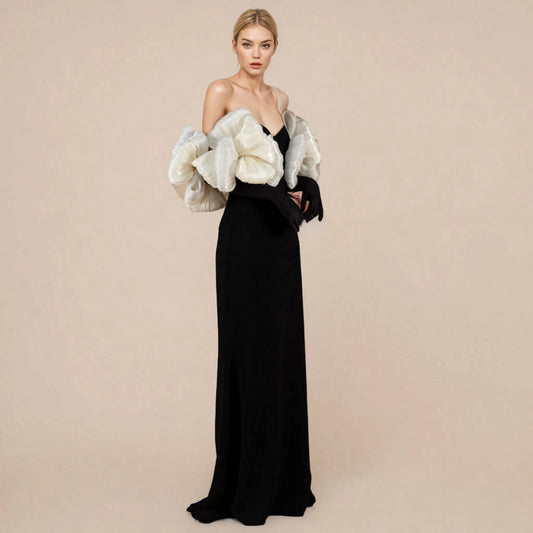 Wholesale Women Fashion Clothing Vestibule De Noche De Lujo Women Elegant Long Bodycon Bandage Dress Luxury Evening Dress