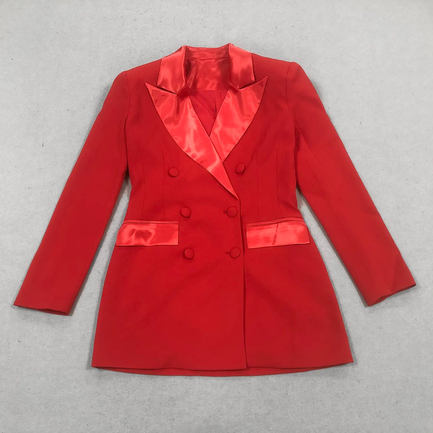 High-end custom designer women's suit jacket clothing custom-made fashion luxury suit red suit jacket women's clothing elegant