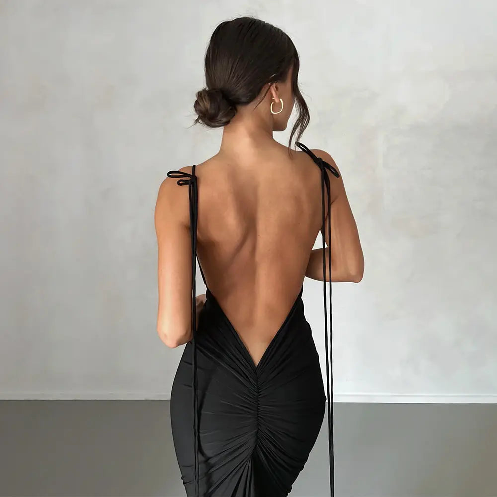 Wholesale Women's Rhinestone Sexy Hollow Long Sleeve Mini Dress Luxury Evening Bandage Short Party Dress
