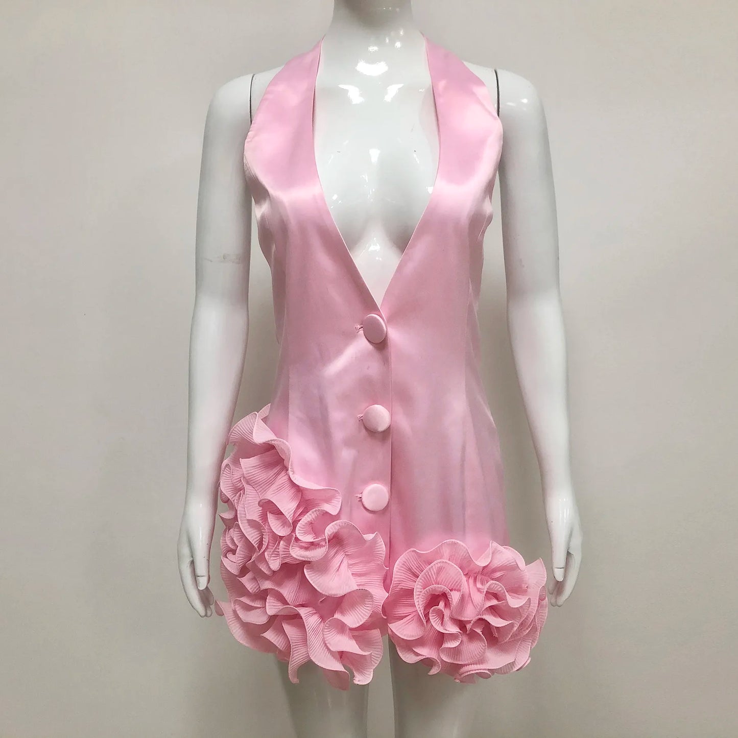Wholesale Women Mini Prom Dress 2025 Ropa De Mujer Elegant Pink Evening Dress Women Summer Birthday Dress