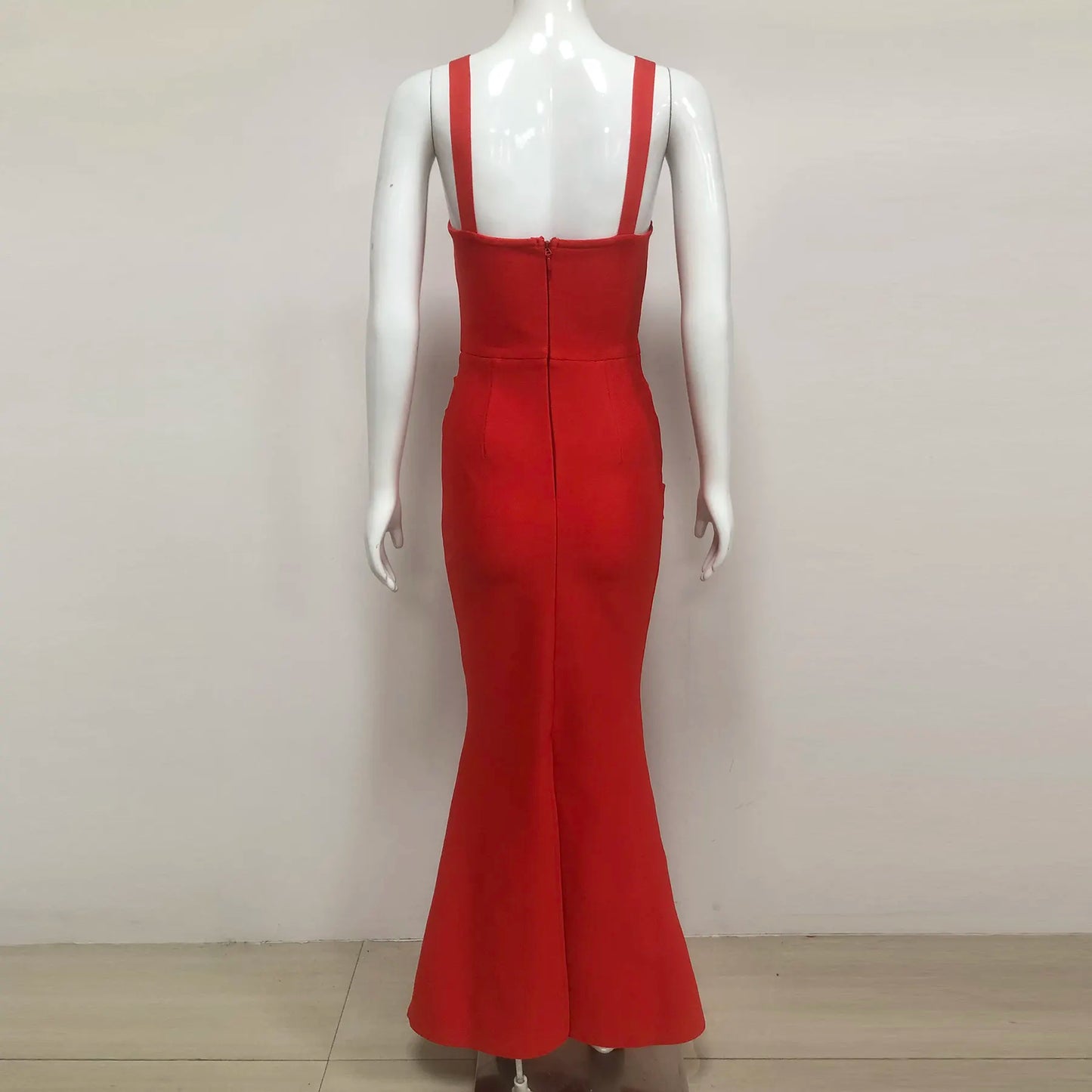 Wholesale Elegant Women Evening Gown Dresses Luxury Red Luxurious Beaded Mermaid Ball Gowns Women Dresses