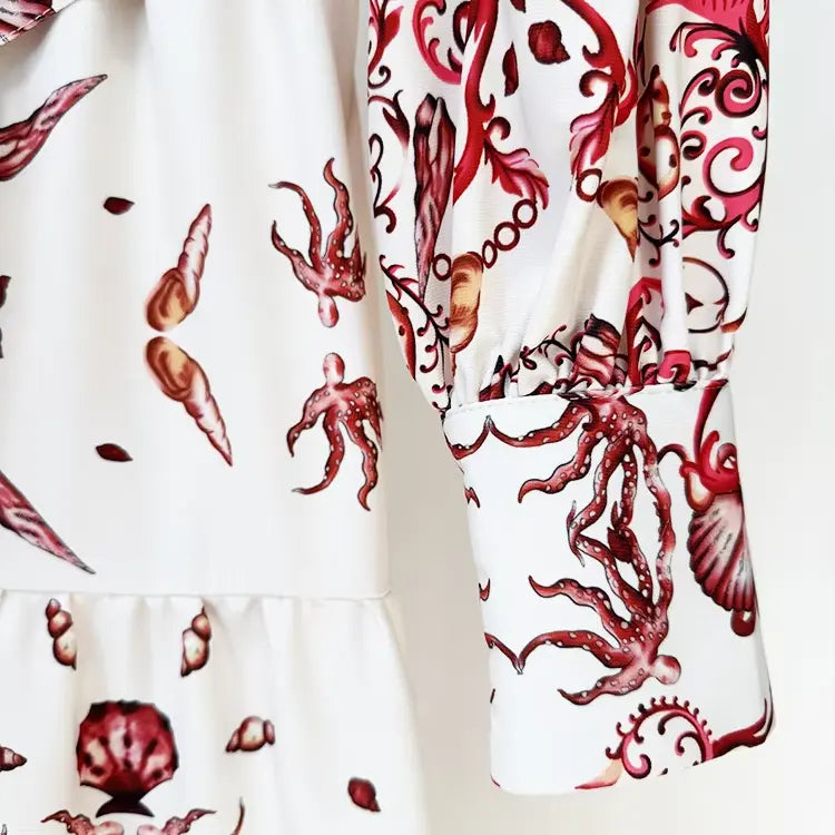2025 Spring Summer Holiday Clothes Floor Length Elegant Dress Printed Casual Clothing Long Maxi Women's Party