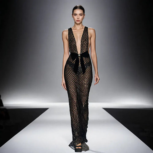 Custom women's clothing manufacturer small order women's summer club dress 2025 fashion boutique long sequin evening dress