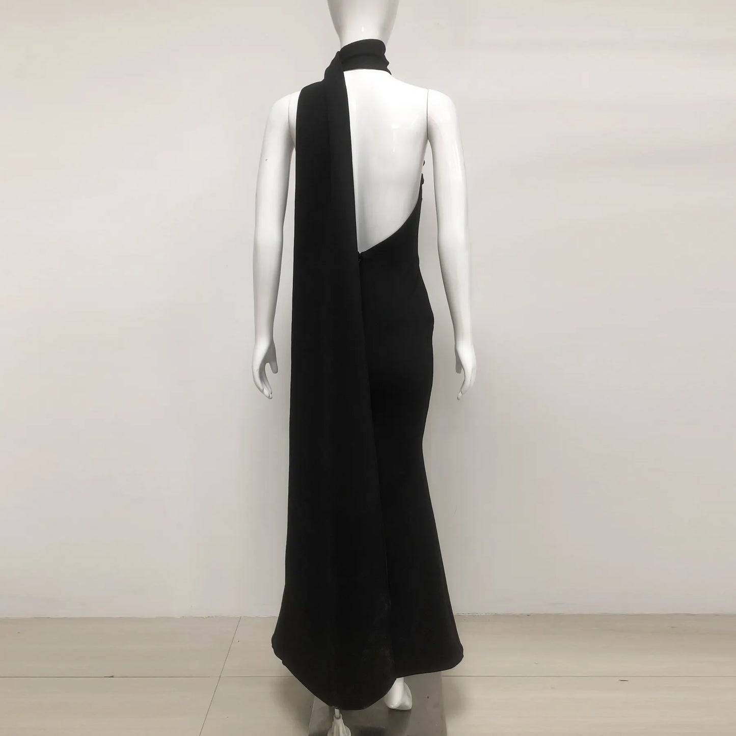 2025 New Style Ball Gown Front Dress Elegant Female Long Mermaid Evening Dress One Shoulder Formal Black Dress Long Cape
