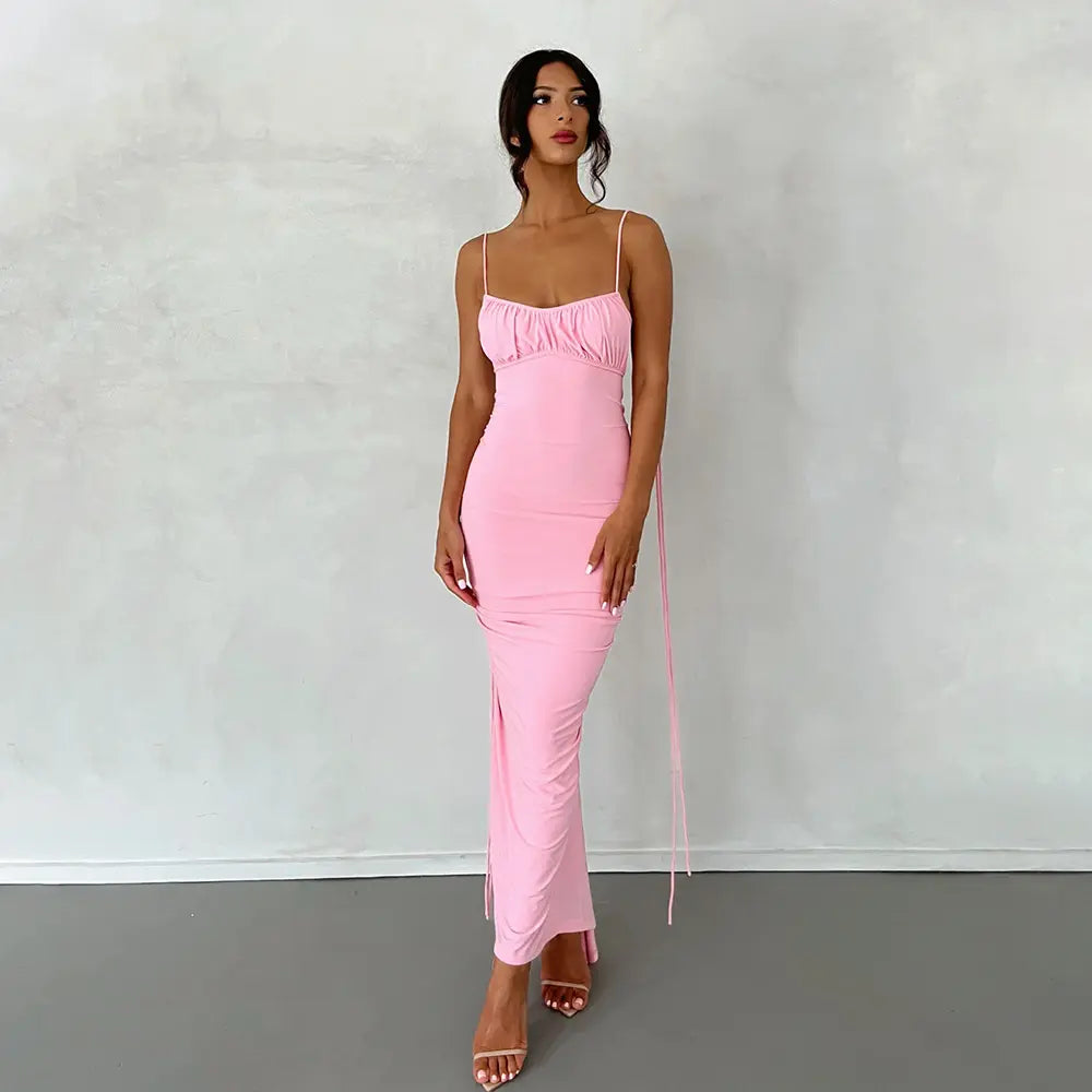 Wholesale Women's Rhinestone Sexy Hollow Long Sleeve Mini Dress Luxury Evening Bandage Short Party Dress