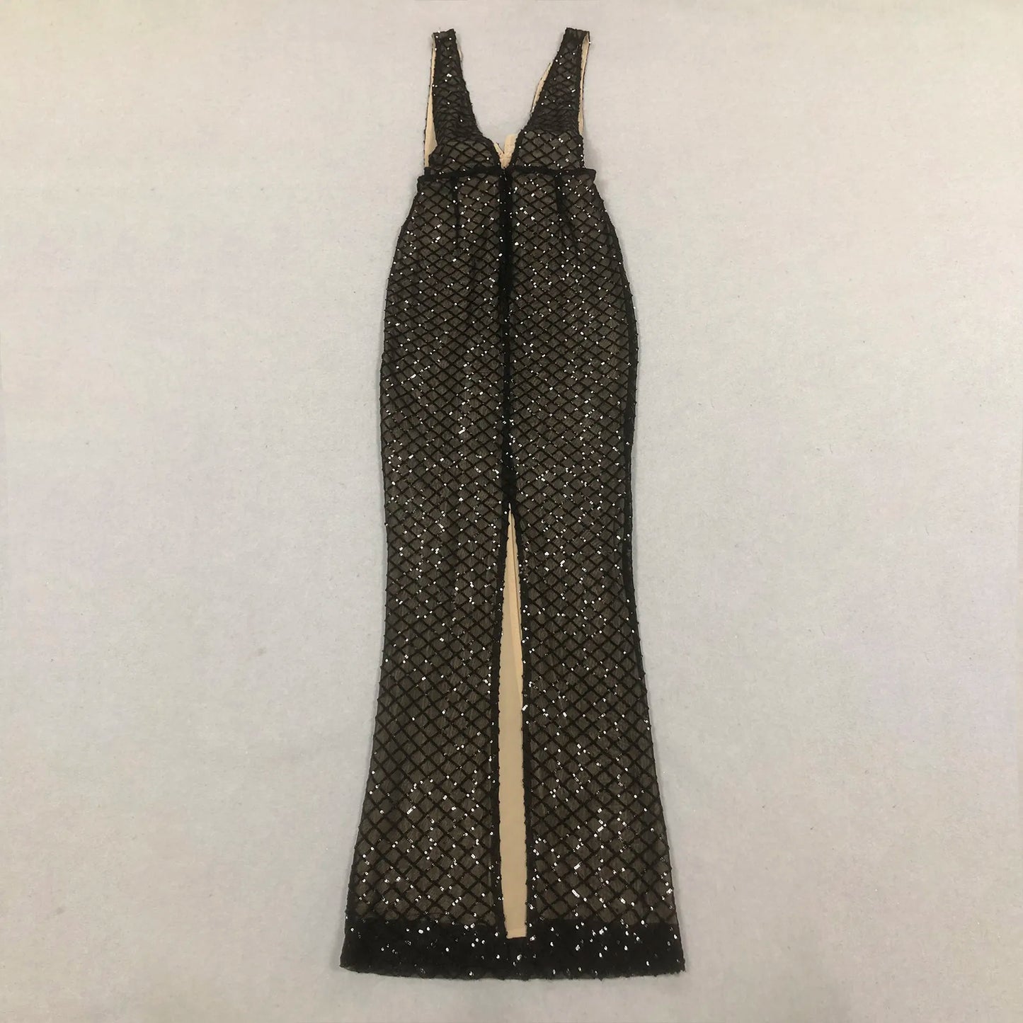 Custom women's clothing manufacturer small order women's summer club dress 2025 fashion boutique long sequin evening dress