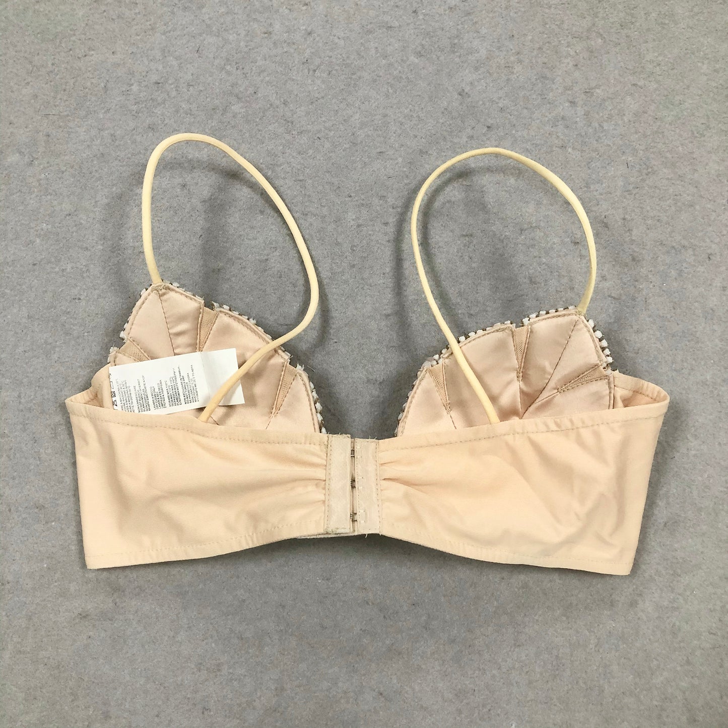 Sparkling Leaf Design Diamond Strappy Bralette for Women