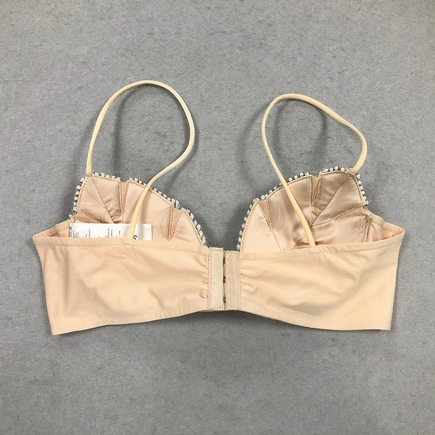 Sparkling Leaf Design Diamond Strappy Bralette for Women