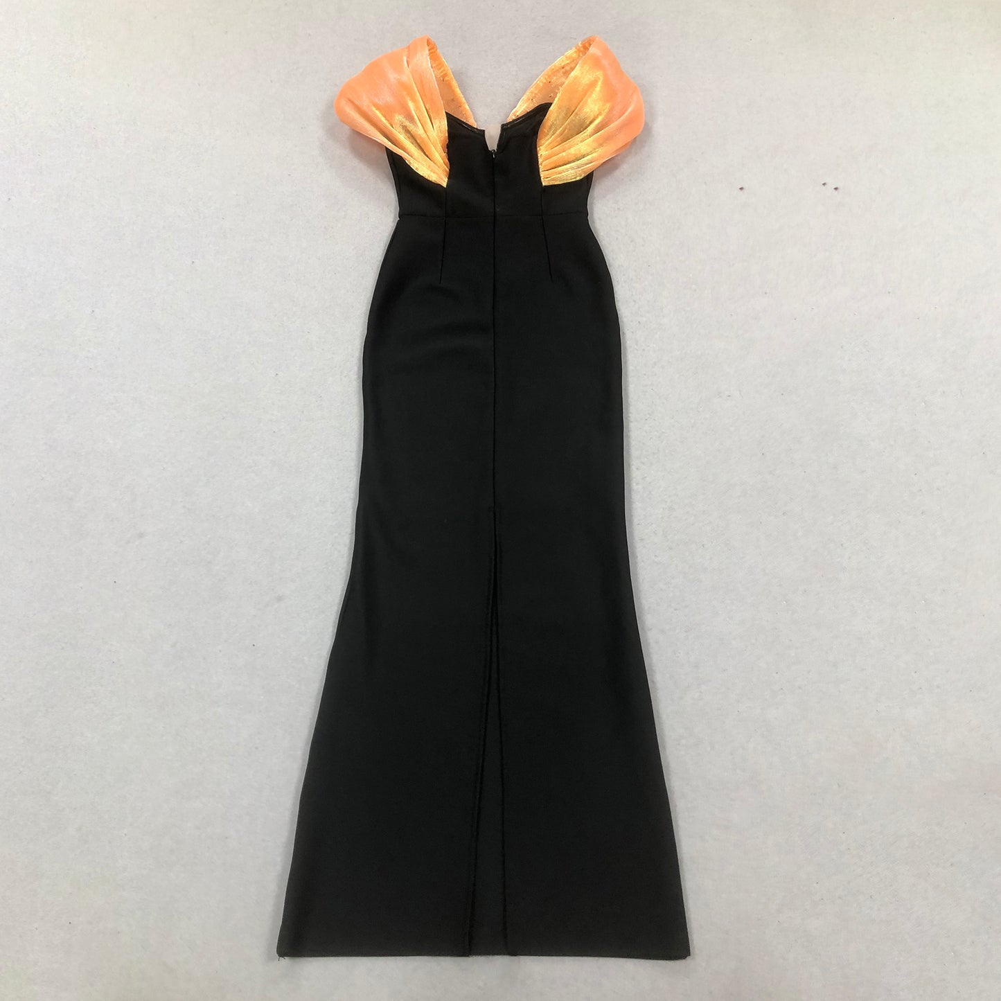 Black Off Shoulder Beaded Bodycon Maxi Evening Dresses