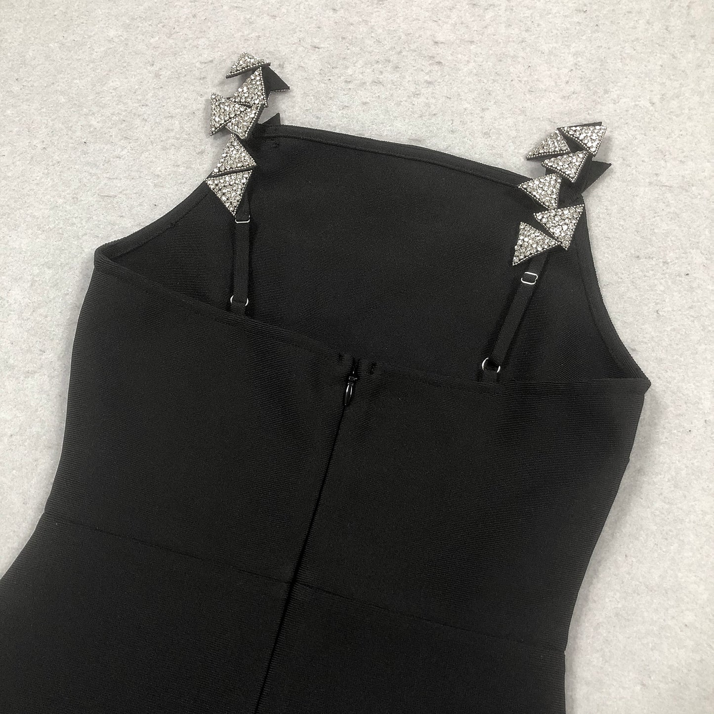 Diamond Triangle Strap Evening Dresses