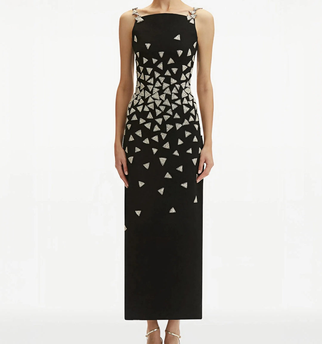 Diamond Triangle Strap Evening Dresses