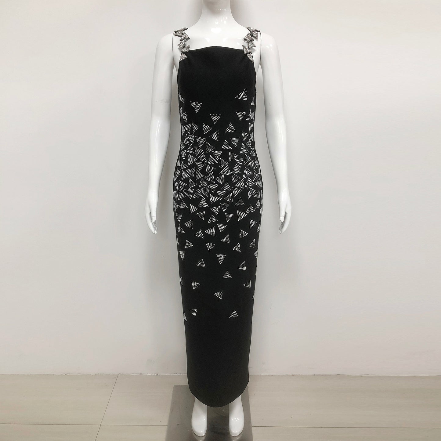 Diamond Triangle Strap Evening Dresses