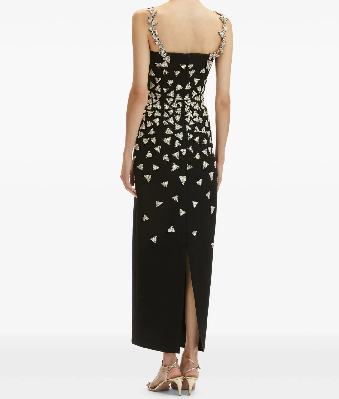 Diamond Triangle Strap Evening Dresses