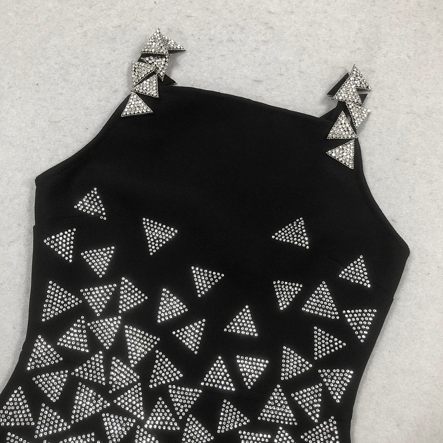 Diamond Triangle Strap Evening Dresses