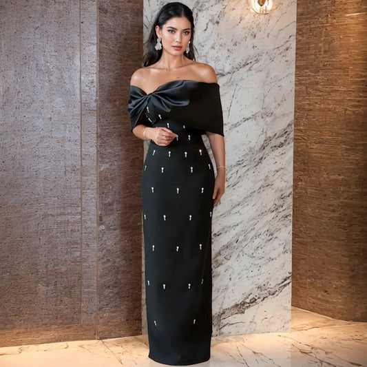 Bow Mermaid Evening Dresses