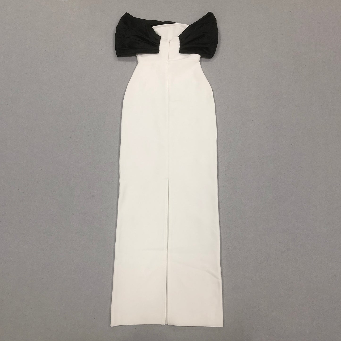 Beaded Evening Dresses With Black Bow