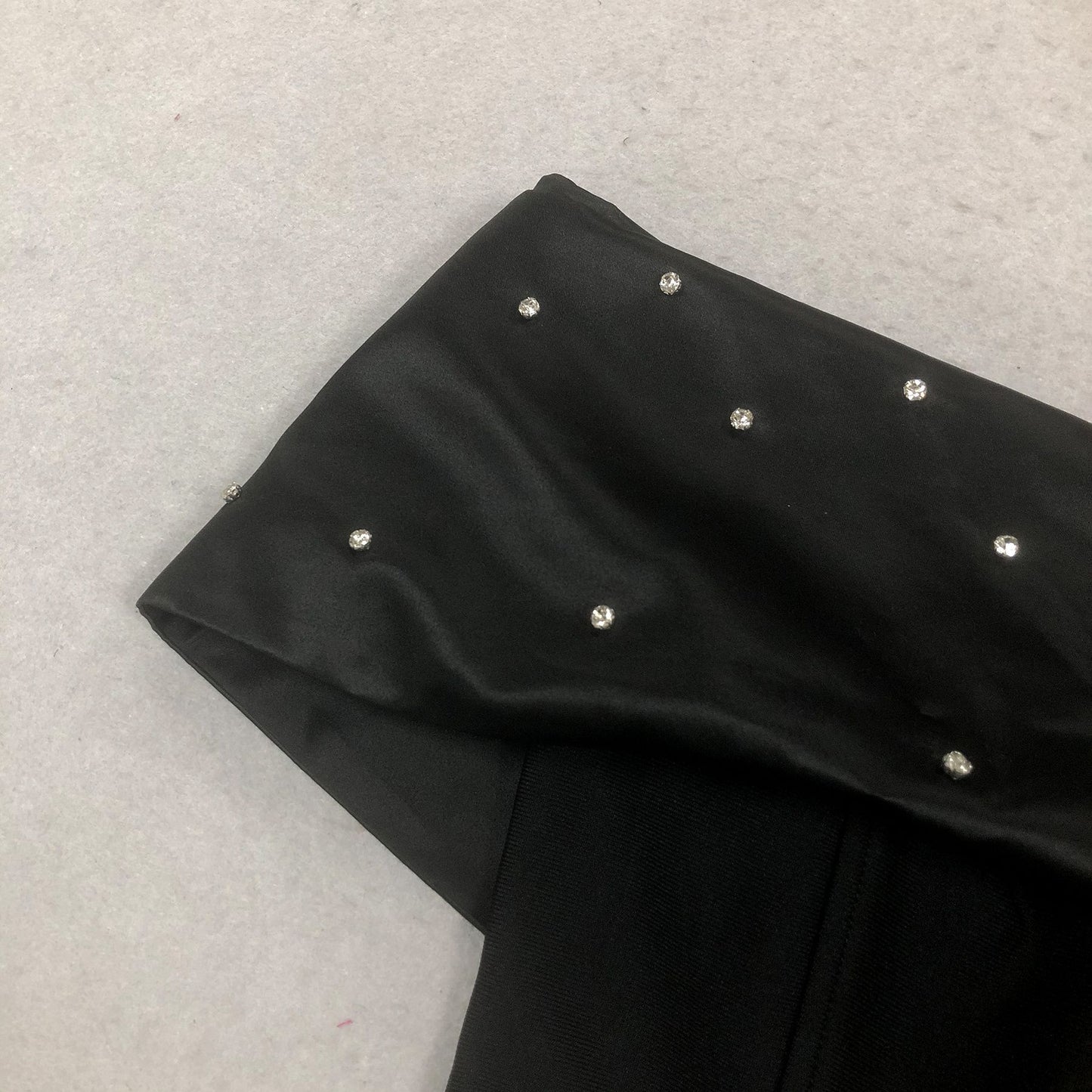 Off Shoulder Pearl Draped Long Evening Dress