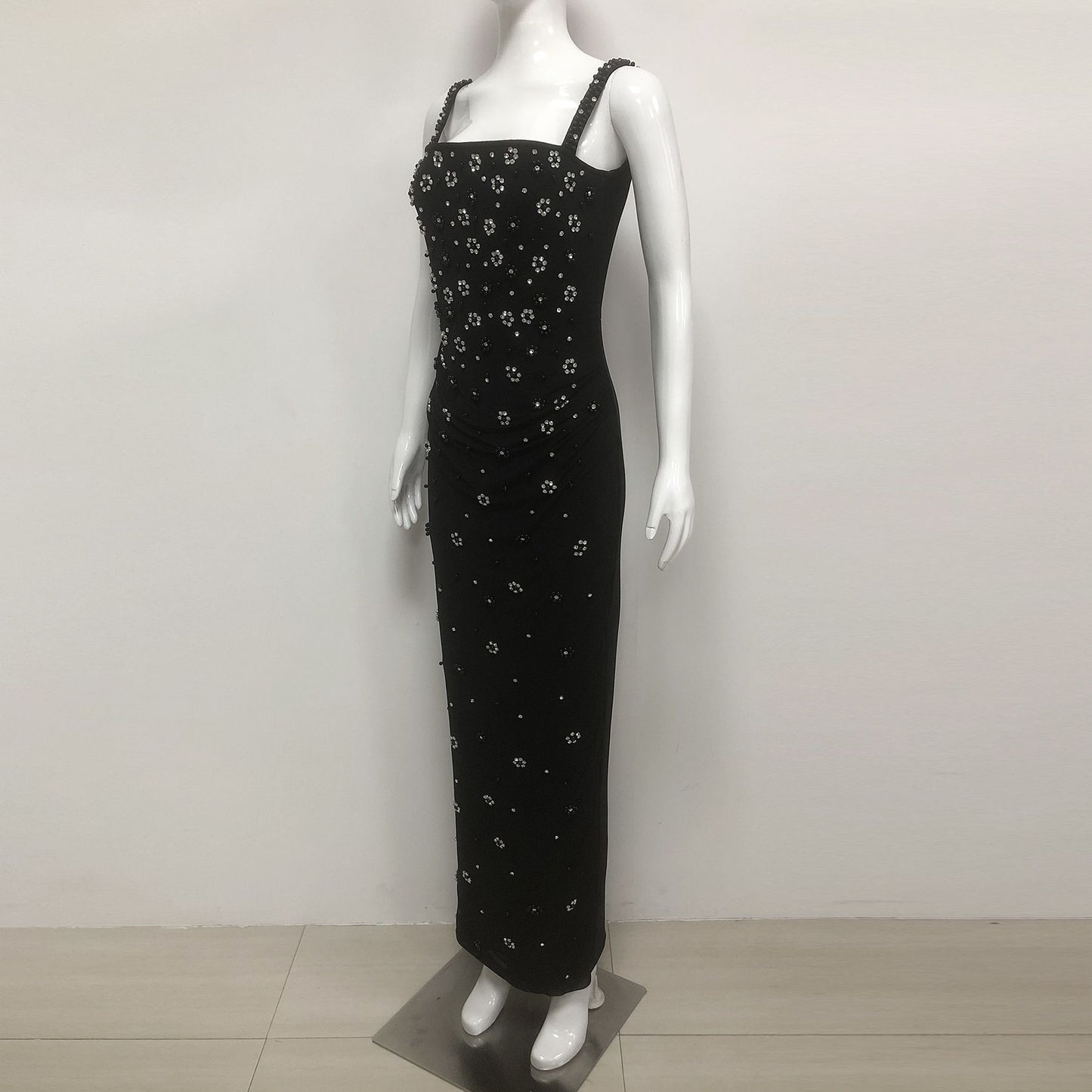 Sparkly Rhinestone Long Evening Formal Party Dresses