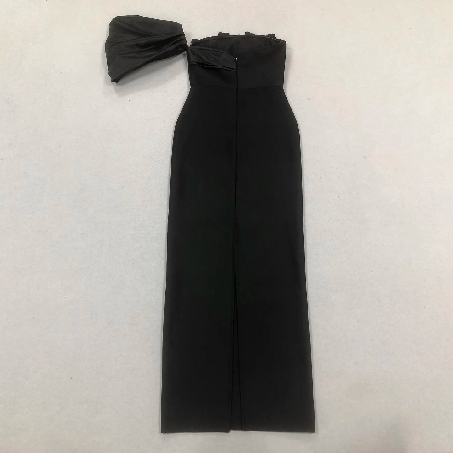 High Quality Women's Clothing Manufacturer Sleeveless Black Bandage Evening Dress Summer Sexy Club Wear Crystal Floral