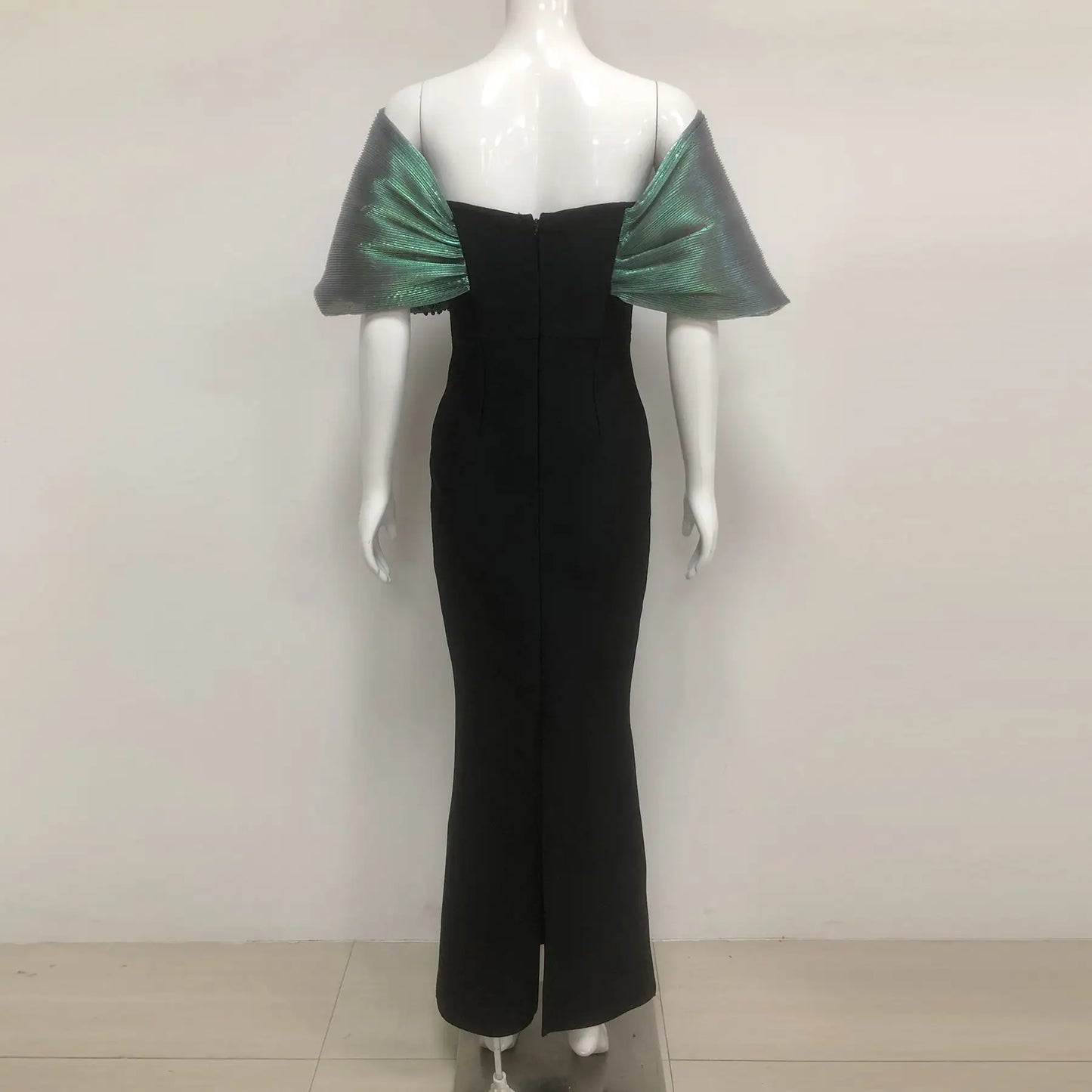 2025 Custom Luxury Beaded Evening Dress Gown Women Elegant Heavy Beaded Formal Long Women's Dress Deep V Mermaid Bandage Dress