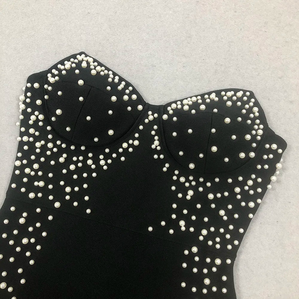 Custom made women dresses ladies elegant luxury black long formal party maxi dress diamond gown ladies evening dress