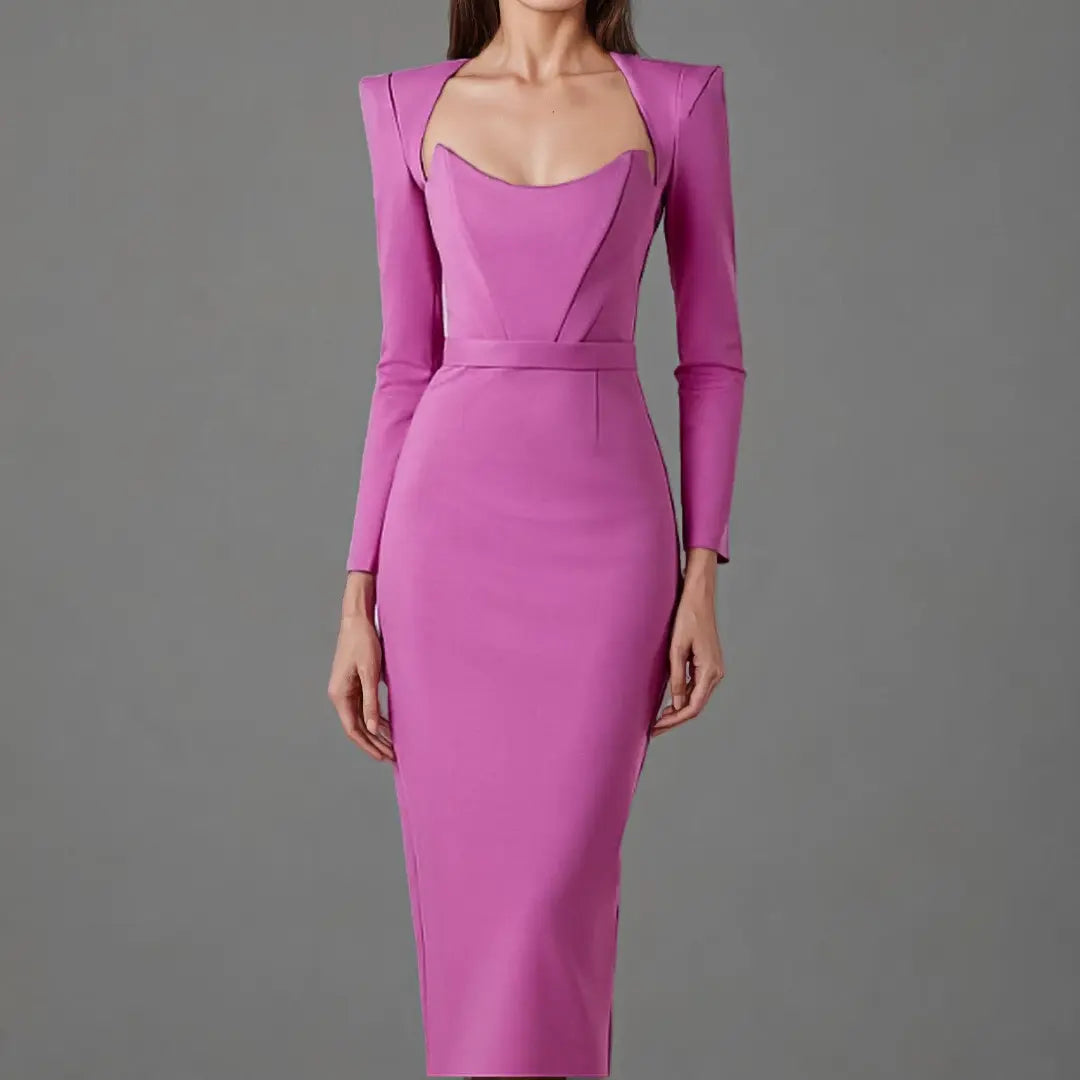 Wholesale women party wear factory long bodycon dress evening gown elegant purple women bandage dress