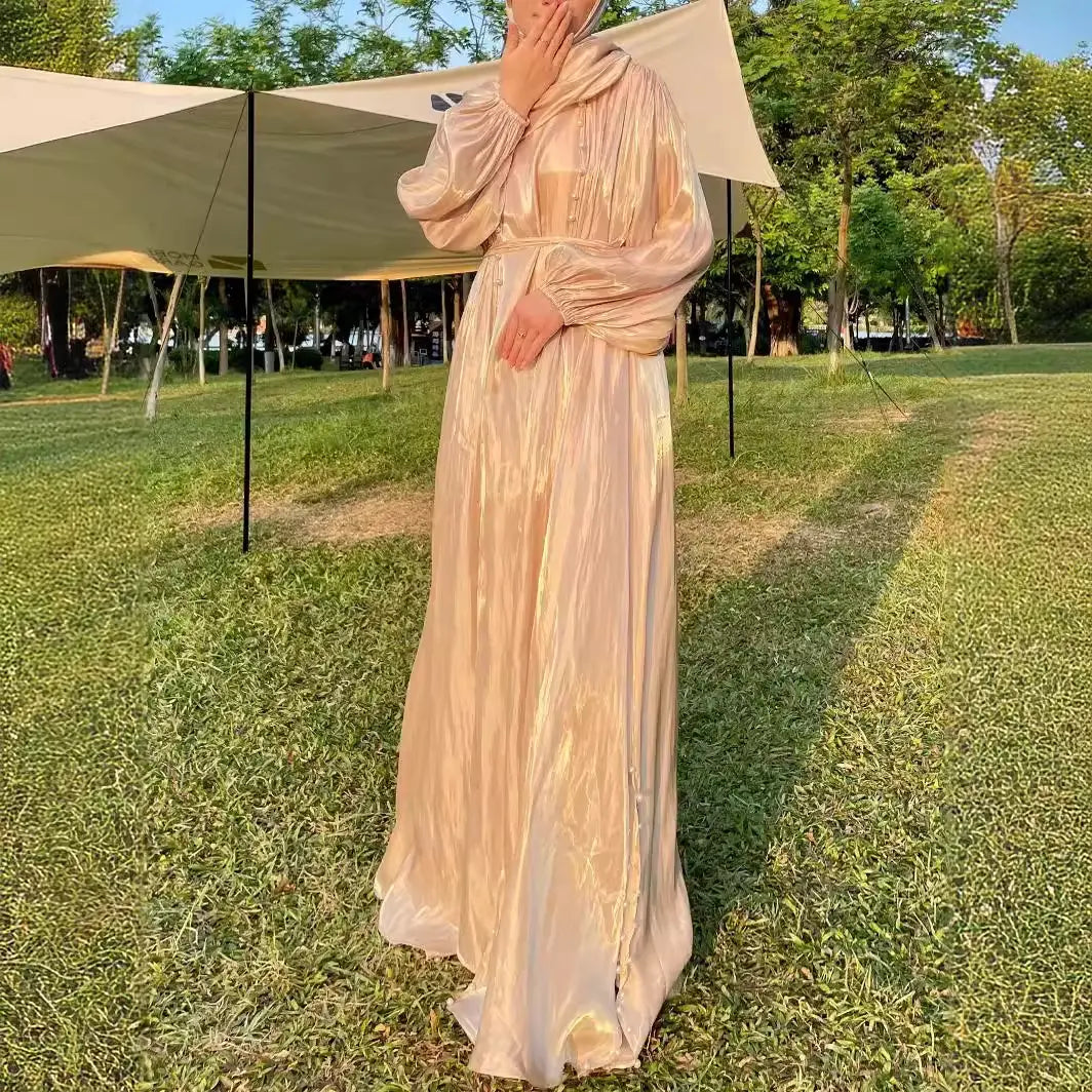 Custom Abaya Manufacturer High Quality Luxury Women Muslim Dresses Fashion Modest Abaya Evening Dress