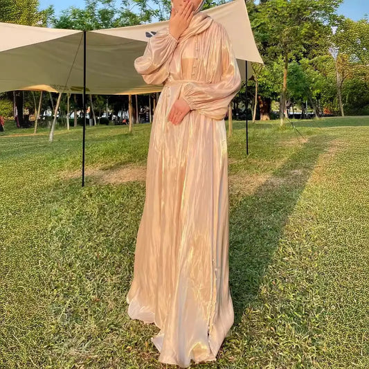 Custom Abaya Manufacturer High Quality Luxury Women Muslim Dresses Fashion Modest Abaya Evening Dress