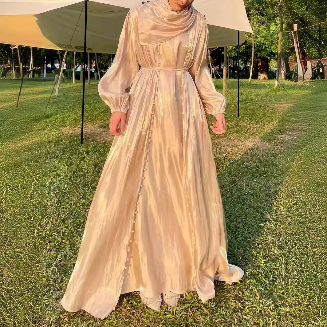 Custom Abaya Manufacturer High Quality Luxury Women Muslim Dresses Fashion Modest Abaya Evening Dress