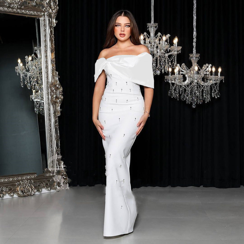 Bow Mermaid Evening Dresses