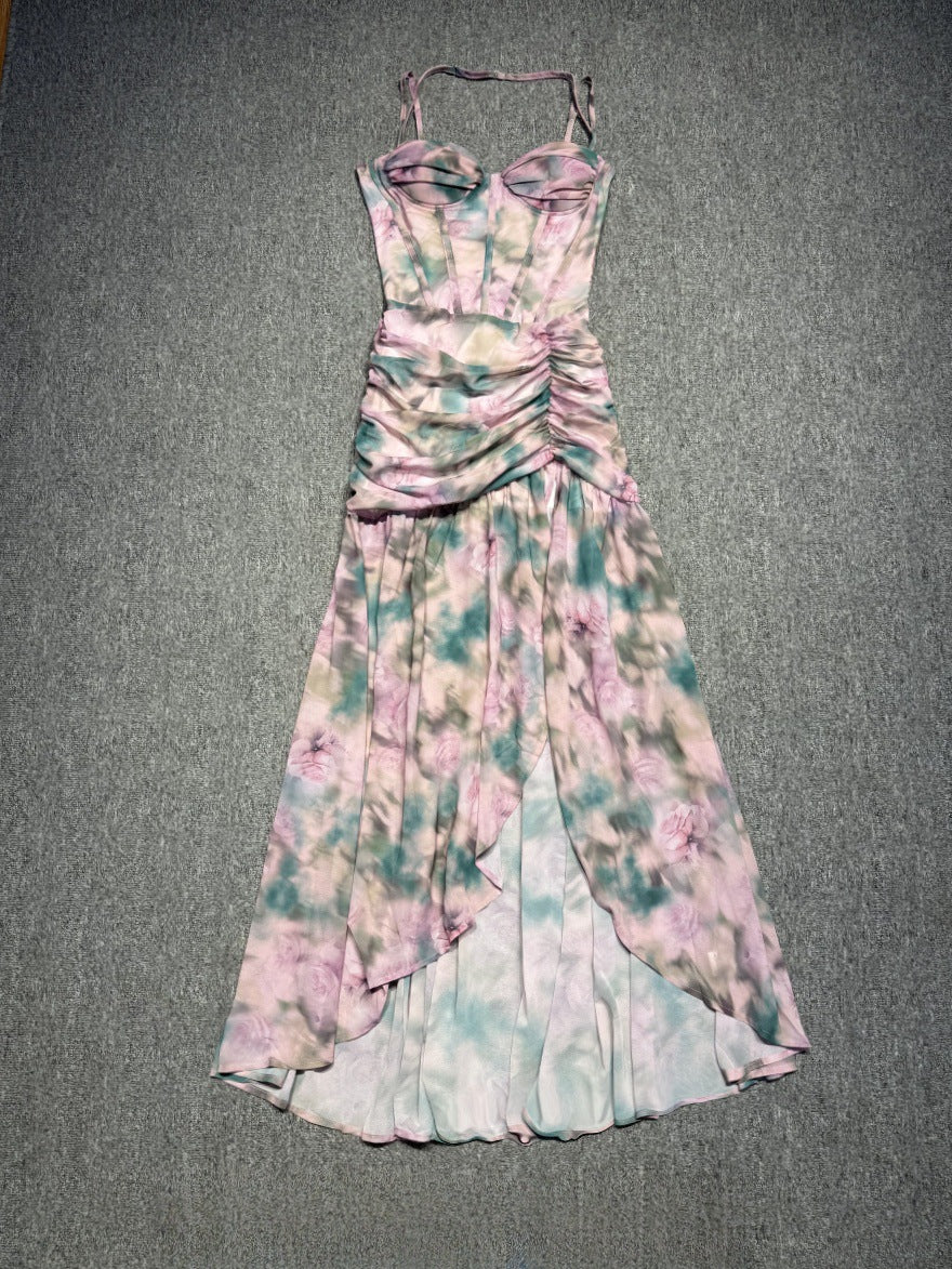 Floral Print Corset Dresses