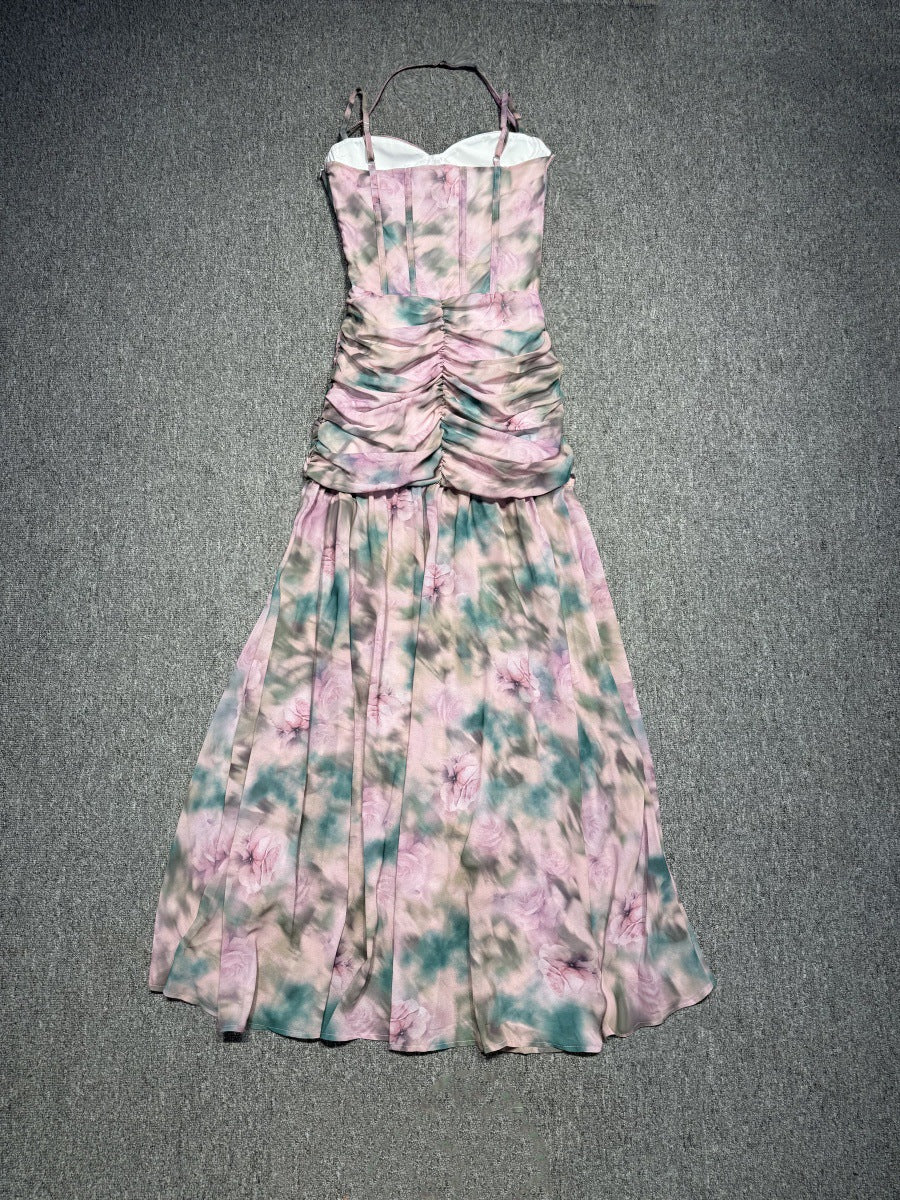 Floral Print Corset Dresses