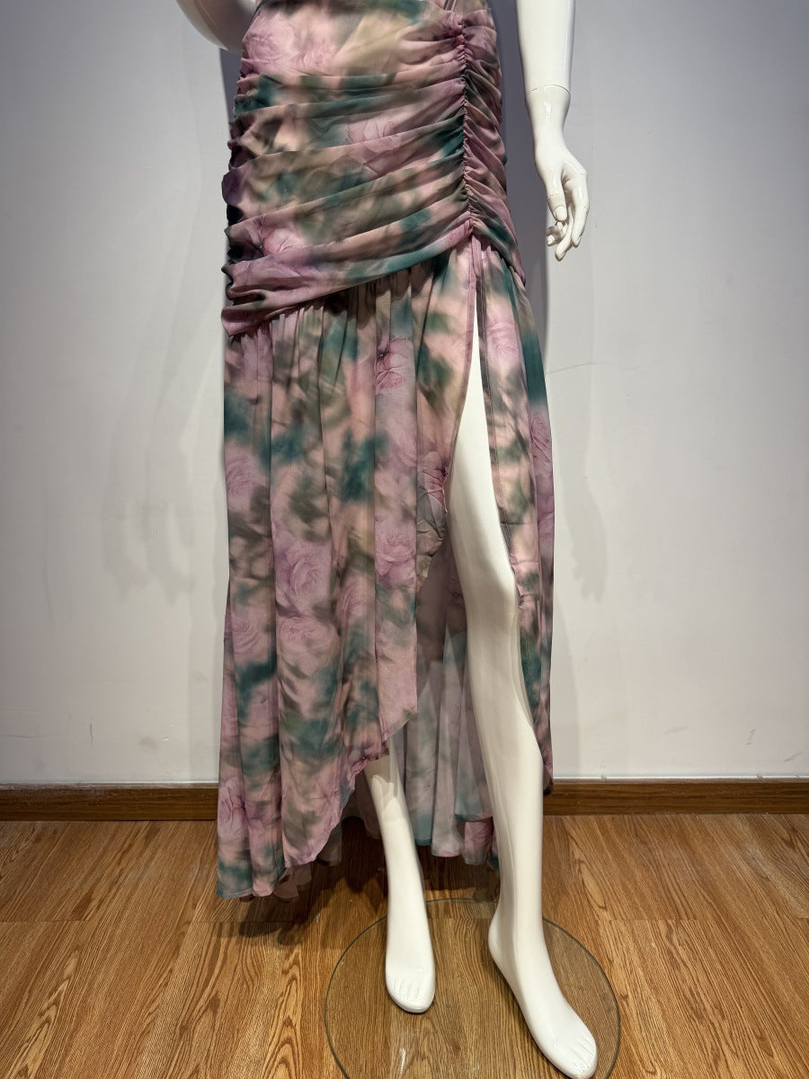 Floral Print Corset Dresses