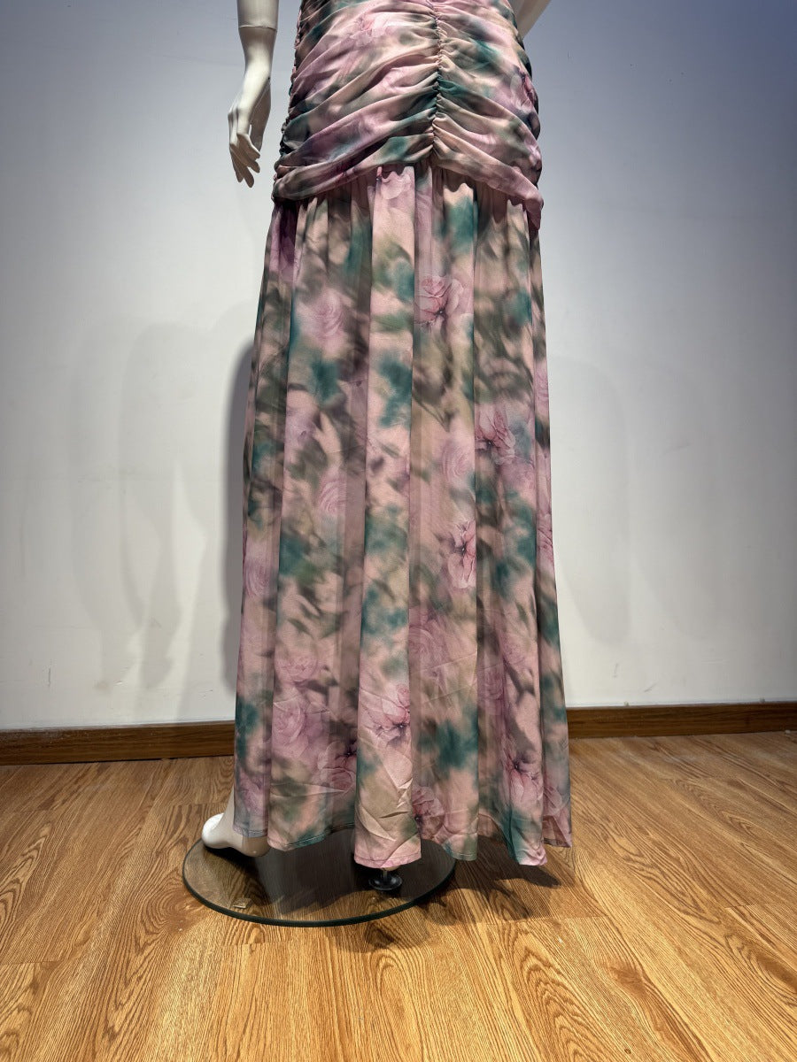 Floral Print Corset Dresses