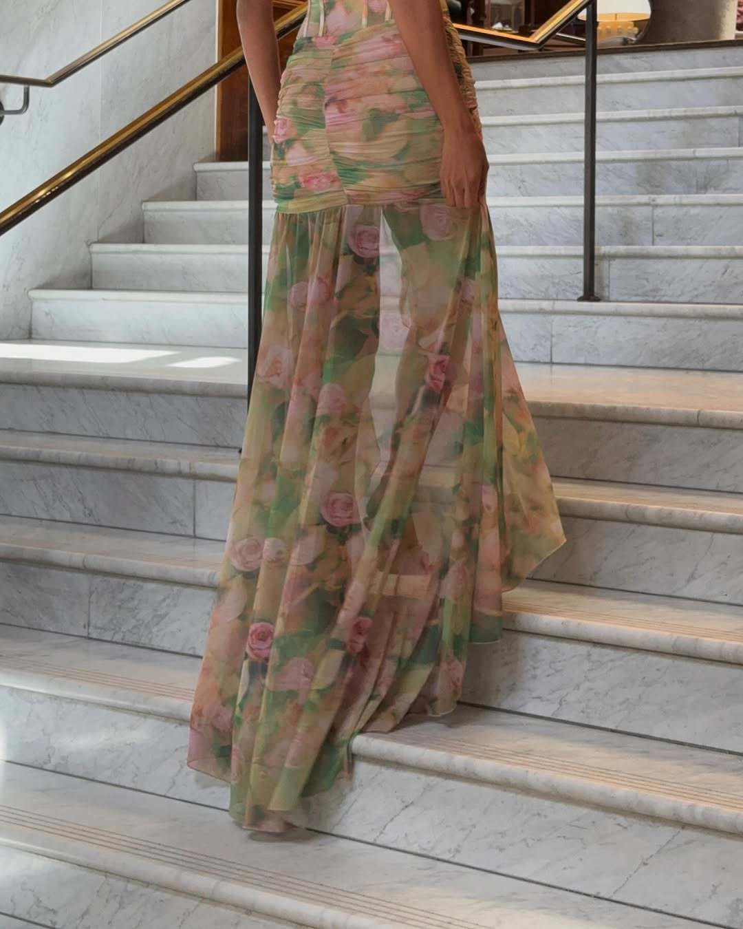 Floral Print Corset Dresses
