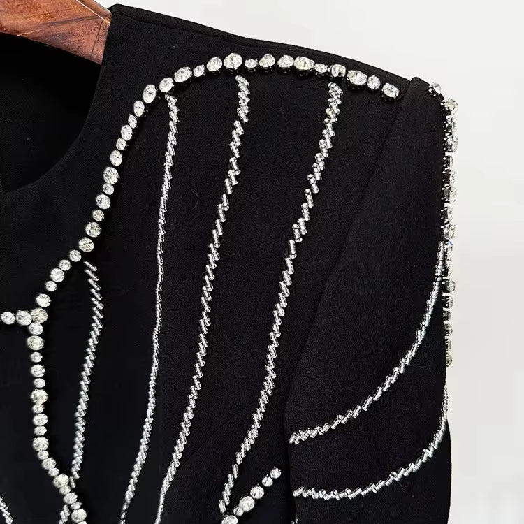 Women's Long Formal Dress Beaded Diamond Party Elegant Gowns for Women Evening Dresses